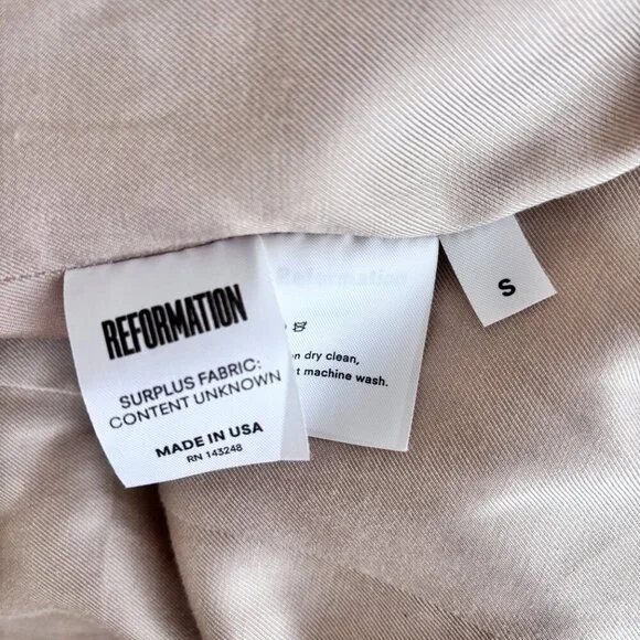 Reformation Sampson Corduroy Blazer in Rose - Picture 11 of 11